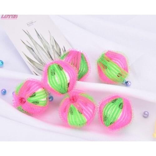 6Pcs 3cm Magic Hair Removal Laundry Ball Clothes Personal Care Hair Ball Washing Machine Cleaning Ball Grabs Fuzz Hair