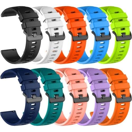 Wrist Band For Ticwatch Pro 2020 Strap For Ticwatch Pro 3 GPS/GTX/E2/S2 Silicone Bracelet Replace Belt Smart Watch Accessories