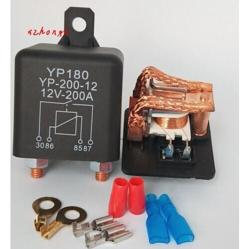 Automobile Relay DC12V 4 foot normally on electromagnetic High current start 100A/120A YP/180-12