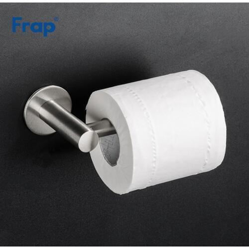 Frap Toilet Paper Holder Bathroom Suction Hanger Tissue Rack Kitchen Towel Hook R06 Drop Ship Wall Mounted Paper Hook Y14006