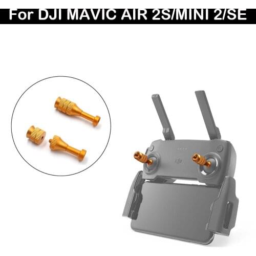 Thumb Rocker Aluminum Alloy Joystick For DJI MAVIC AIR 2S/MINI 2/SE Stick Remote Control Set 2pcs/Kit Expansion Accessories