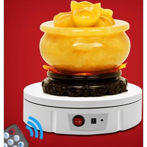 Electric Turntable Display Stand 360 Degree Rotating Table Watch Jewelry Holder