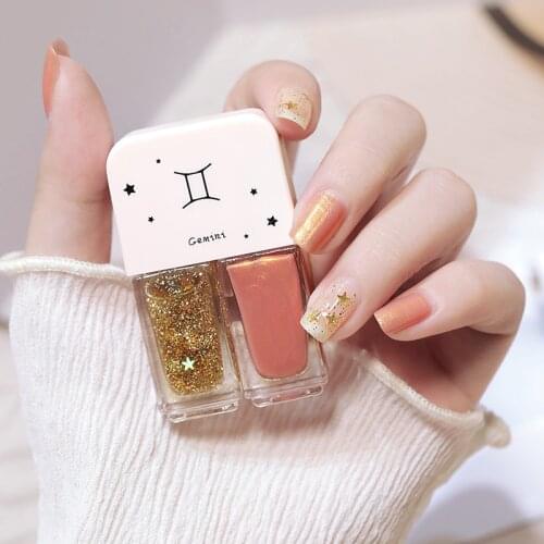 12Ml Twins Nail Polish Free Baking Lasting Quick-Drying Varnishes Non-Toxic Hybrid Lacquer For Manicure Art Decoration Drop Ship