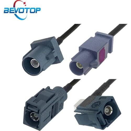 Grey Fakra G Male Female RG174 Cable RAL 7031 RF Coaxial Extension Cord Pigtail Adapter for Car Remote Control Keyless Entry