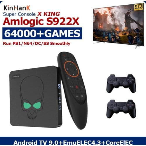 Super Console X King Retro Video Game Console for Sega Saturn/N64/MAME/PSP/DC/PS1 Game Player with Controller Support TV WIFI 4K