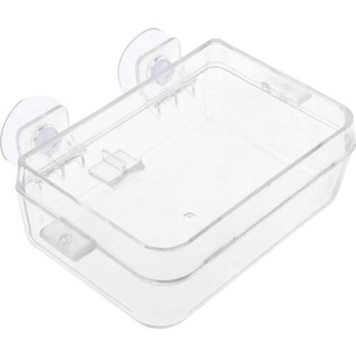 Reptile Feeder Anti-Escape Food Bowl with Suction Cup for Tortoise Gecko Snakes Chameleon Iguana Lizard Ledge Accessories