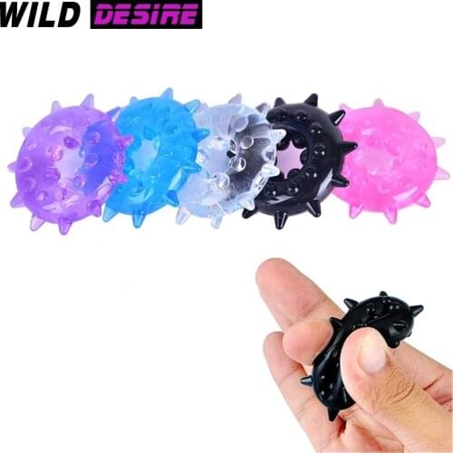 Crystal Soft Silicone Cock RingSex Reusable Male sex toys Silicone Time Delay Ejaculation Penis Ring Sex Toys Adults Product