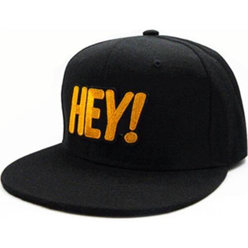 LDSLYJR hey letter embroidery cotton Baseball Cap hip-hop cap Adjustable Snapback Hats for men and women 235