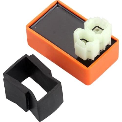 Modified Orange AC Without Speed Limit 6-pin CDI Igniter For Scooter GY6 50CC-125CC Auto Replacement Parts