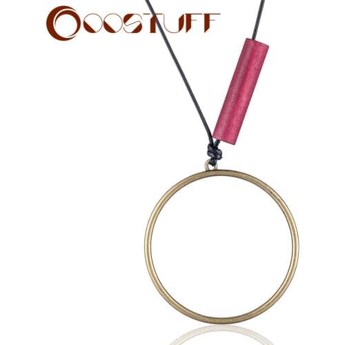 2021 Wooden Jewelry Choker Statement Suspension Women Long Necklace necklaces & pendants women collares mujer kolye bijoux femme