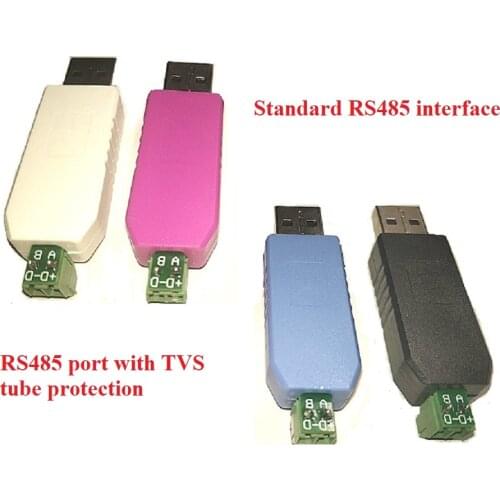 USB to RS485 with TVS Protection Adapter, Industrial USB RS485 Converter Supports Win XP/7/8/10/2000/Linux/Mac OS/Android/Vista