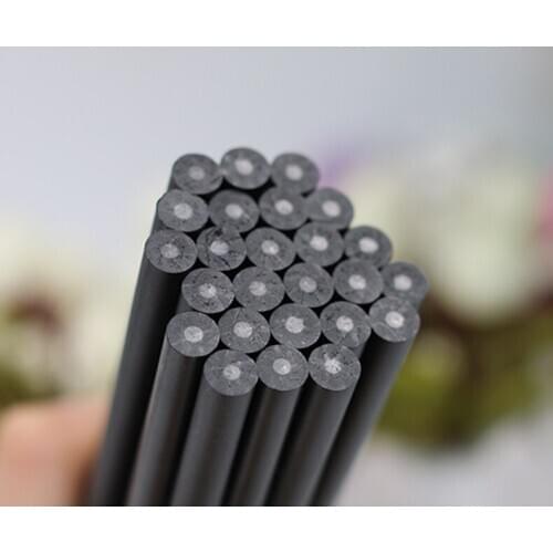 5 Pcs Professional pencil sketch HB round bar matte black resin painter art drawing supplies