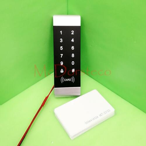 Rfid Lock System 125KHz Door RFID Card Password Access Controller with Touch Keypad Machine Controller+10 ID Card Wiegand In/out