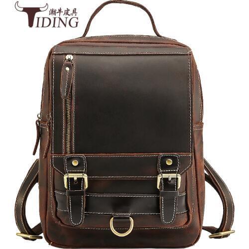 Мужские кожаные рюкзаки Tiding China At AliExpress