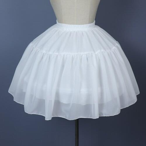 Victorian Chiffon Petticoat Panniers Violence Carmen Lolita Princess Women Skirt Cosplay Vintage Fairy Maid Dress