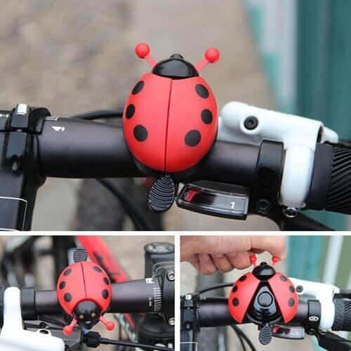 Bicycle Cartoon Child Bell Aluminum Alloy Beetle Ring Bell Loud Clear Bike Accessories Outdoor MTB Equipment