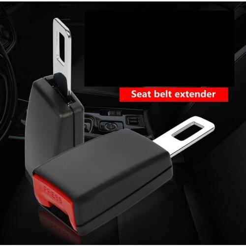 1Pc Car Safety Belt Extender Seat Belt Cover Seat Belt Padding Extension Buckle Plug Buckle Seatbelt Clip Car Accessories