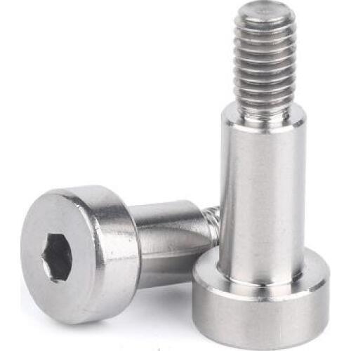 2pcs M3 Allen shoulder screws stainless steel plugs screw shaft shoulders limit plug polished rod diameter 4mm 2.5mm-45mm long
