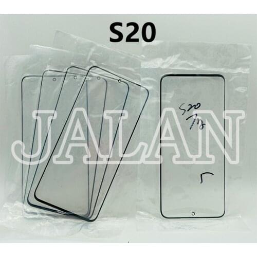 Glass panel For Sumsung S20 S20 plus mobile phone lcd display screen front out glass repair replacement
