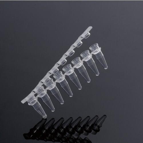 200 Set 0.2ml 8 Strip PCR Tube Centrifuge Tube