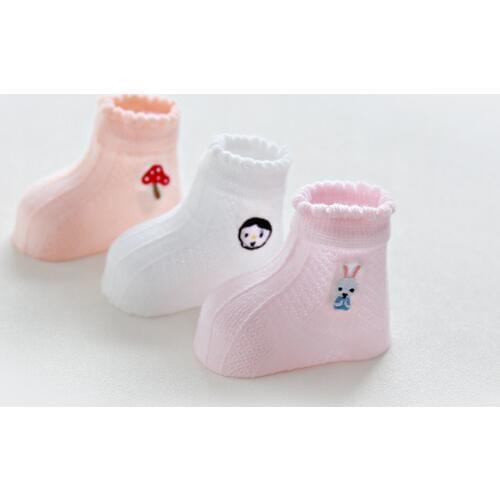 3 pairs/lot Childrens Socks Boys Girls Newborn Fashion Cartoon Baby Socks Infant Candy Color Cotton Socks For Baby Gifts