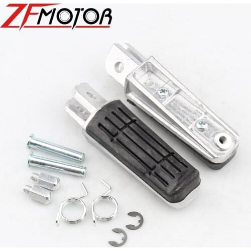 Motorbike-Accessories Front Foot Pegs Rests Footrest Pedals For YAMAHA BT1100 Fazer 700 FJ1200 FJR1300 ABS FZ1 FZ6 FZ6R FZR600
