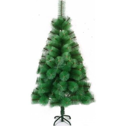 Large Green Christmas Trees 120cm 150cm 180cm 210cm Artificial Xmas Tree DIY Hand Assemble Christmas Tree Decoration Santa Tree