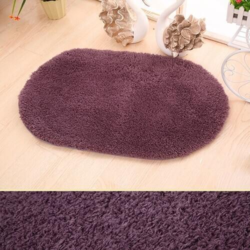 Doormat Floor Rugs Bedroom Mat Non slip Bath Mats 40x60cm Oval Bathroom Carpets Soft Memory Foam Absorbent Study Room