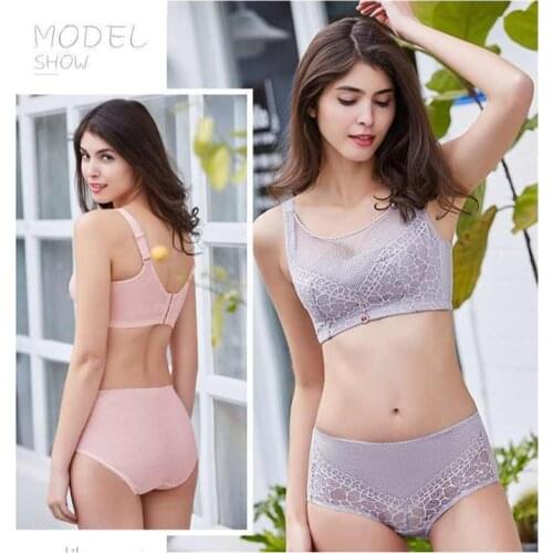 Fashion Sexy Satin Bras for Women Push Up Lingerie Wire Free Lace Bra Bralette Female Underwear Intimates Plus Size Bh C D E Cup