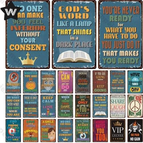 Man Cave Quotes Metal Plaque Vintage Life Quotes Sign Bar Home Wall Decor Retro Metal Poster Tin Sign Man Cave Pub Kitchen Plate