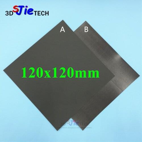 Square 120x120mm New Magnetic Print Bed Tape Print Sticker Build Plate Tape FlexPlate for UP Mini 2 Voron V0 3D printer