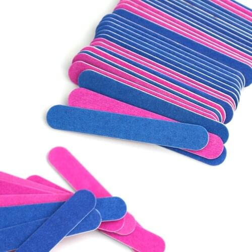 10pcs/50pcs/100pcs Nail File Red Blue DoubleSide Buffers 180/240 Grit Sanding Nail Art Accessories Nail Art Cuticle Tools
