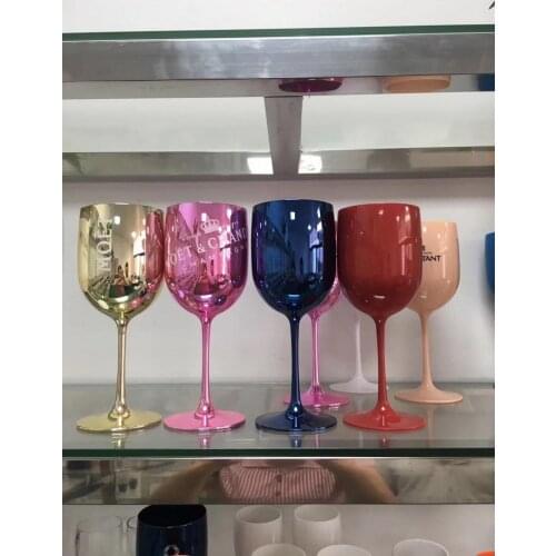 Plastic Wine PARTY White Champagne Coupes Cocktail Glass MOET Champagne Flutes Wine Cup One Piece Champagne Glasses Wine Glass