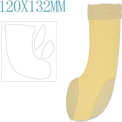 Christmas Sock Witch Metal Cutting Dies DIY Scrapbooking Decoration Embossed Paper Card Craft Handmade Knife Mold New Arrival