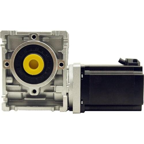 Nema23 stepper motor 2.1NM with worm reducer 5:1/7.5:1/10:1/15:1/20:1/25:1/30:1/40:1/50:1/60:1/80:1 Ratio and output shaft