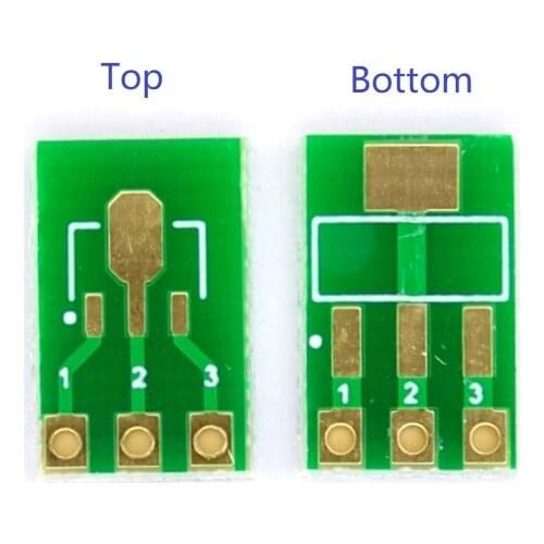 SOT89 to DIP sot223 to SIP3 SMT Adapter pcb board