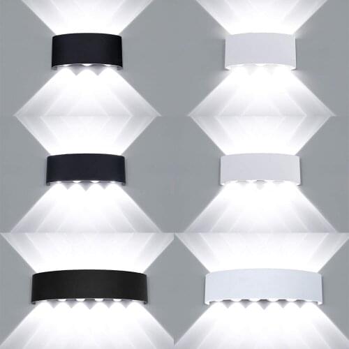LED Wall Lamp Modern Light Fixture Indoor Outdoor Wall Sconce Home Bedside Living Room Decor Cool White Lighting 4W 6W 8W 12W