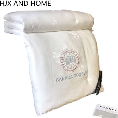 High Rank Natural Silk 70% Filling Quilted Quilt King Queen Full Size Comforter Winter Thick 100% Cotton Blanket Quilt Cover