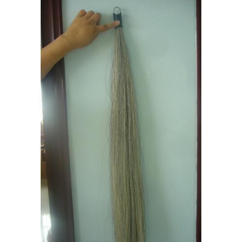 Light Grey Horse Tail Hair Extension 70-76cm 170grams