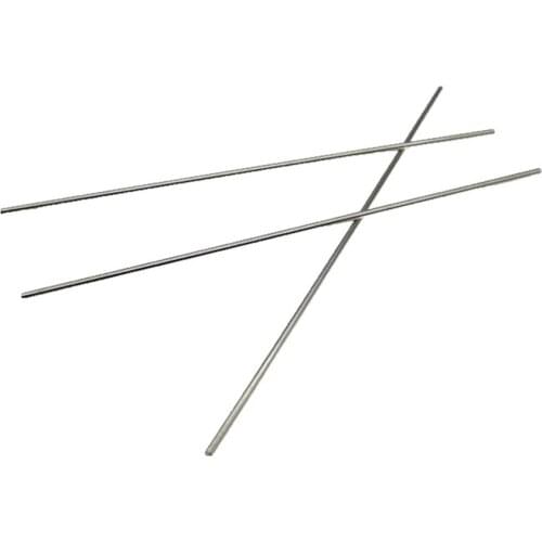 10PCS 2*150mm Electroplated Stainless Steel Shaft 2mm Toy Model Car Transmission Gear Connecting Shaft Axle for For Accessories