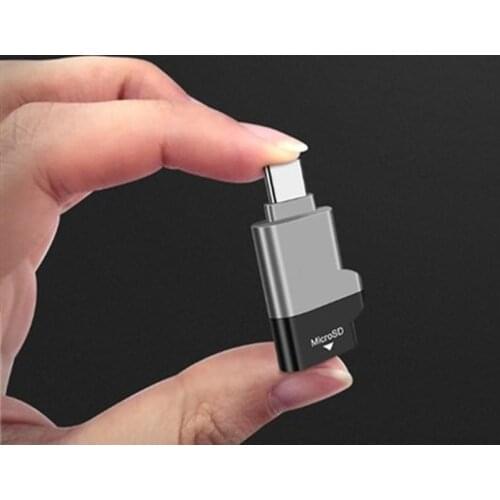 USB 2.0 3.1 High Speed OTG Memory Card Reader Type-C Mini Card Support TF Card for Type-C Smart Phone Tablet Laptop Card Reader