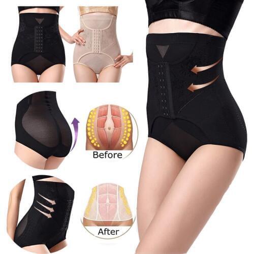 Women Panties waist trainer body shaper Slimming Underwear bodysuit Control Pants Slimming Bodysuit Women Slimming Belt