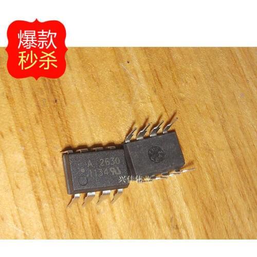 10PCS New original authentic A2630 HCPL-2630 HCPL-A2630 DIP8 optocoupler spot