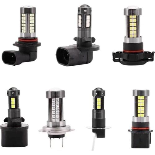 2Pcs Flicker H8 H11 H16 Fog Lights LED Bulb 3030 Chips SMD Car LED Headlight Driving Running Lamp Light Gold White Flashing
