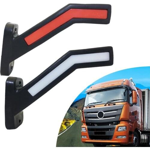 2pcs Waterproof Trailer LED Side Marker Lighting Outline Marker Truck Light Van LED Lamps Caravan Lorry Side Marker Lights