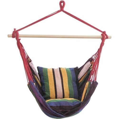 2018 Portable Leisure canvas hanging chair Student dormitory swing hammock Indoor and outdoor children leisure chair