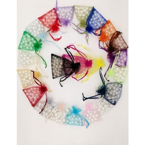 500pcs Organza Bags 15x20 Small Organza Gift Bags For Jewelry Packaging Display Christmas Wedding Jewelry Storage Drawstring Bag