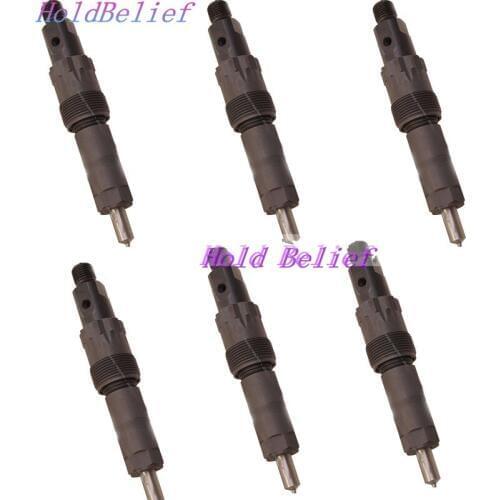 6PCS New Fuel Injector AR74665 For John Deere 4050 4250 4430 4440 Tractors