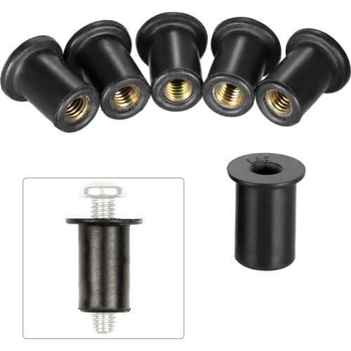 6pcs/lot M4 M5 M6 Kayak Accessories Kayak Well Nuts Rubber Fastener Wellnuts Water Sports Boat Accessories