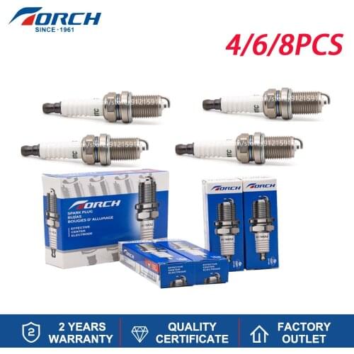 Automobiles Ignition Car Spark Plugs TORCH K6RTC Fit for GEELY BYD TIANJIN FAW SAIC MG for NGK BKR5E-11 Champion C9Y Bosch FR2LS
